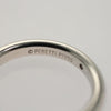 Secondhand Tiffany & Co. Elsa Peretti 1 Diamond Stacking Band Ring 950 Platinum with Diamond