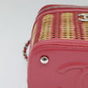 Chanel Take Away Vanity Case Rattan and Calfskin
