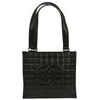 Chanel Chocolate Bar CC Tote Quilted Leather