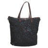 Secondhand Prada Convertible Tote Printed Tessuto with Saffiano