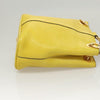 Secondhand Celine Shoulder Bag Yellow Leather Bags