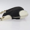 Secondhand Chanel Vintage Olsen CC Chain Shoulder Bag Canvas and
