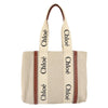 Secondhand Chloe Woody Tote Canvas with