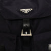 Secondhand Prada Vela Double Front Pocket Backpack Tessuto with Saffiano