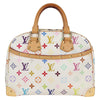 Secondhand Louis Vuitton Trouville Handbag Monogram Multicolor