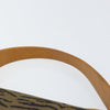 Fendi Vintage Tiger Print Shoulder Bag Canvas