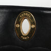 Chanel Full Flap Shoulder Bag Embossed Quilted Calfskin