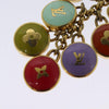 Louis Vuitton Pastilles Cles Bag Charm and Key Holder Metal and Enamel