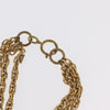 Secondhand Chanel CC Necklace Gold Metal Jewelry