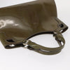 Secondhand cartier Marcello Handbag Khaki Patent Leather Bags