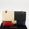 Secondhand Chanel CC Clasp Chain Flap Bag Multicolor Quilted
