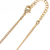 Secondhand Christian Dior CD Pendant Necklace Gold-plated