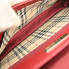Secondhand Burberry Vintage Handbag Red Leather Bags