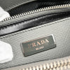 Prada Turnlock Cuir Twin Tote Saffiano Leather