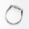 Secondhand Tiffany & Co. Elsa Peretti Open Heart Ring Platinum with Diamonds