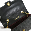 Chanel Vintage CC Chain Flap Bag Quilted Lambskin