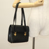 Versace Vintage Flap Shoulder Bag Leather