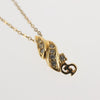 Secondhand Christian Dior CD Pendant Necklace Gold-plated