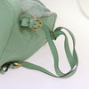 Secondhand Gucci Vintage Bamboo Drawstring Backpack Suede and