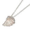 Secondhand Tiffany & Co. Leaf Pendant Necklace Silver 925 and K18 Yellow