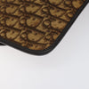 Christian Dior Vintage Trotter Shoulder Bag Embroidered Diorissimo Canvas
