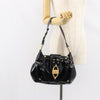 Salvatore Ferragamo Gancini Tote Patent leather
