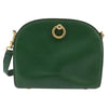 Secondhand Celine Shoulder Bag Green Leather Bags