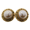 Secondhand Chanel Vintage Clip-On Earrings Metal with Faux
