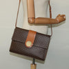 Secondhand Celine Vintage Macadam Shoulder Bag Canvas and