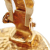 Secondhand Chanel Vintage Round CC Clip-On Earrings