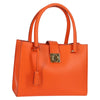 Salvatore Ferragamo Gancio Lock Tote Leather