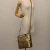 Secondhand Chanel Gabrielle Hobo Quilted Metallic Aged
