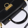 Secondhand Salvatore Ferragamo Gancini Convertible Top Handle Bag