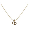 Secondhand Christian Dior CD Pendant Necklace Gold-plated