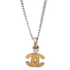 Secondhand Chanel Vintage CC Pendent Necklace Plated