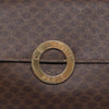 Secondhand Celine Vintage Macadam Circle Logo Shoulder Bag Canvas and