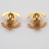 Secondhand Chanel CC Button Clip-On Earrings