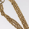 Secondhand Chanel CC Necklace Gold Metal Jewelry