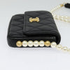 Chanel Pearl Strap CC Wallet on Chain Quilted Calfskin