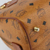 MCM Visetos Handbag Canvas and Leather