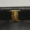 Secondhand Salvatore Ferragamo Vintage Vara Bow Tote Lizard Embossed