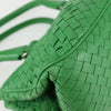 Secondhand Bottega Veneta Intrecciato Green Leather Bags