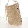 Secondhand Celine Classic Panier Basket Tote Embroidered Raffia
