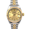 Secondhand Rolex Oyster Perpetual Datejust Automatic Watch Stainless Steel and Yellow