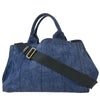 Prada Canapa Convertible Tote Denim