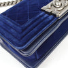 Chanel Boy Flap Bag Quilted Velvet