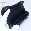 Christian Dior Saddle Card Case Oblique Canvas