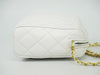 Chanel Vintage Diamond CC Camera Shoulder Bag Quilted Caviar