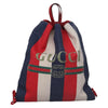Secondhand Gucci Logo Drawstring Backpack Striped