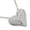 Secondhand Tiffany & Co. Dots heart Necklace Platinum with diamonds